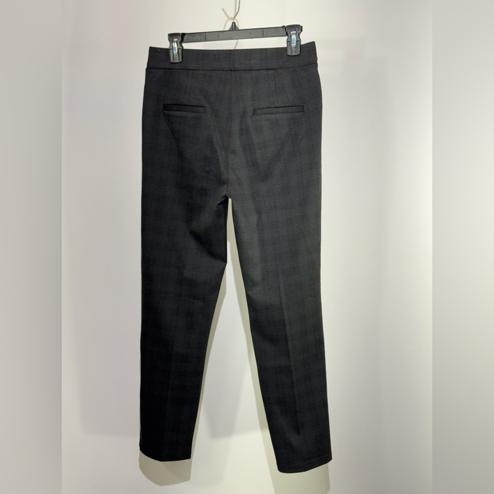 NWT CHLOE & JASMINE Black Plaid Trousers Size Medium Price to sell! - Picture 2 of 6